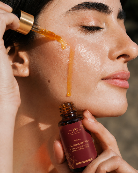 Kumrasa Nectar Face Oil Kumkumadi Tailam with Kesar & Red Sandalwood
